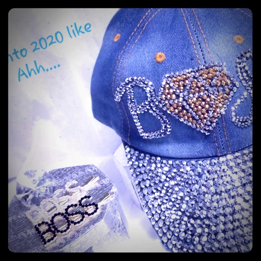 Boss ball caps, bobby pins